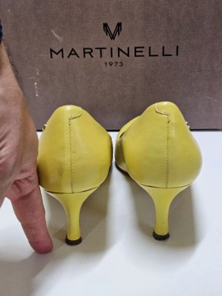 Zapatos de tacón Martinelli mujer amarillos
