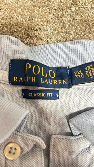 Polo Ralph Lauren Camiseta XL Azul Naranja