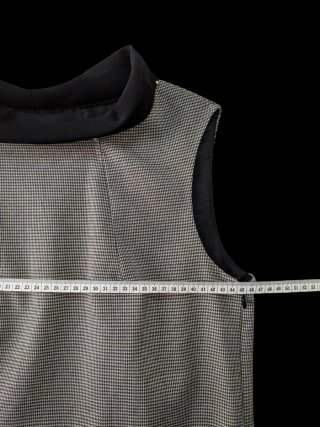 Abito formale dritto a zig-zag taglia M