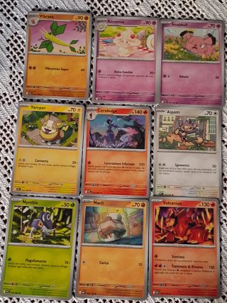 45 Carte Pokémon Nuove