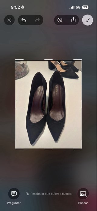 Zapatos tacón Zara Talla 40 Negros