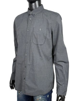 Tom Tailor Camicia Uomo XL Grigia Fitted Business