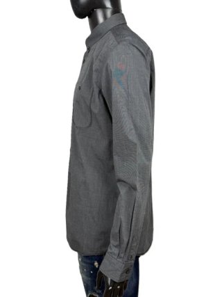 Tom Tailor Camicia Uomo XL Grigia Fitted Business