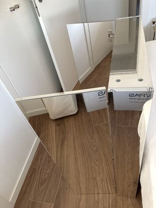 Armario espejo LETTAN 60x15x95 cm