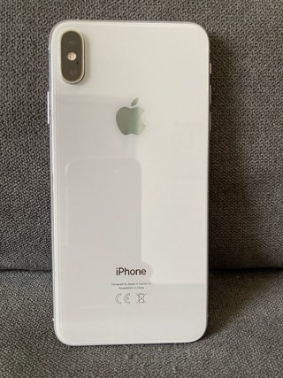 iPhone XS Max Plata/Blanco