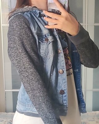 Chaqueta vaquera Denim Co. con capucha