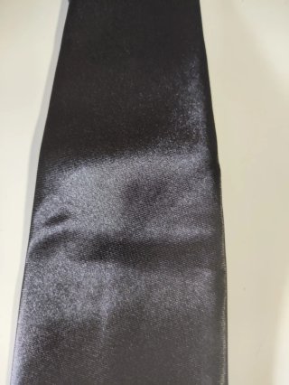 Corbata negra elegante