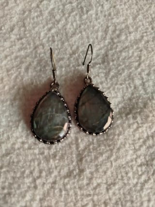 Pendientes Plata labradorita