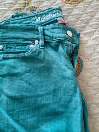 Pantalones Lolita De Nimes Teal Mujer