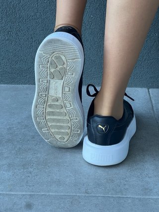 Tênis Puma Oslo Preto Plataforma