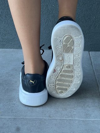 Tênis Puma Oslo Preto Plataforma