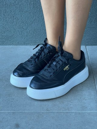Tênis Puma Oslo Preto Plataforma