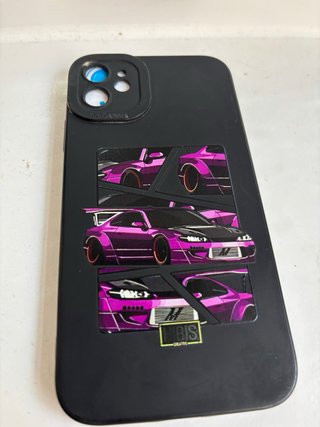 Funda iPhone 11 Nissan GTR Morado