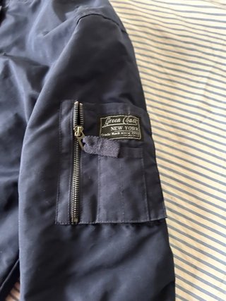 Chaqueta Bomber Azul Green Coast