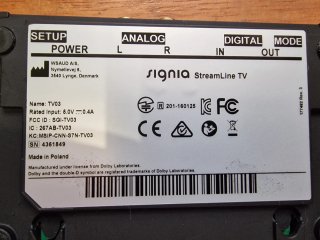 Signia Streamline TV Transmisor Inalámbrico Audífo