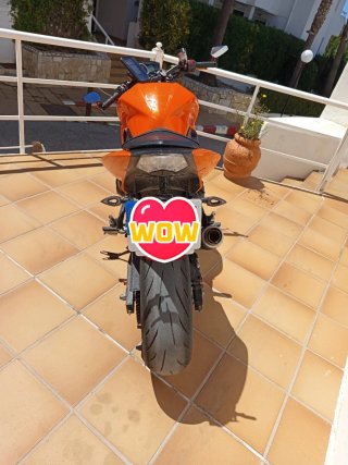Kawasaki Z750 Naranja
