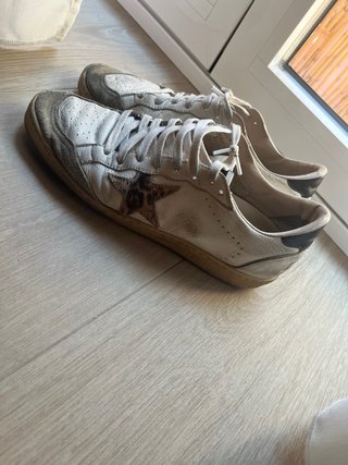 Golden Goose Talla 40 Beige Multicolor