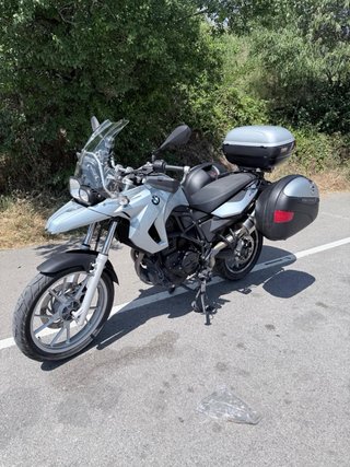 BMW 650GS Plata y Negra