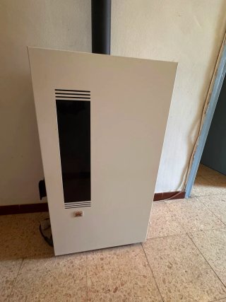 Stufa a pellet per pezzi