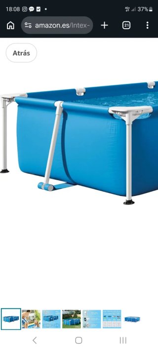 Piscina Intex Metal Frame 220x150x65cm