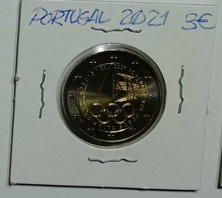 2 Euros Portugal 2021 Juegos Olímpicos Tokio