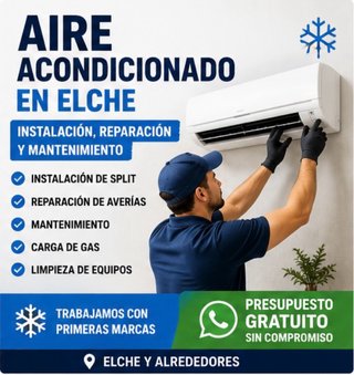 Instalación Aire Acondicionado en Elche