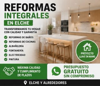 Reformas Integrales en Elche | Baños, Cocinas y Vi