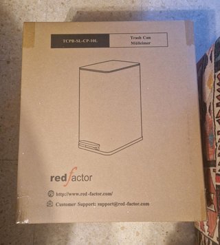 Papelera 10L Acero Inox con pedal