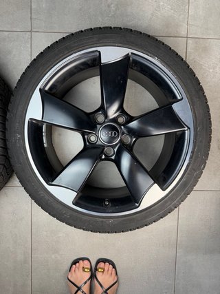 LLANTAS AUDI ROTOR 18 A3 ORIGINALES COLOR NEGRO