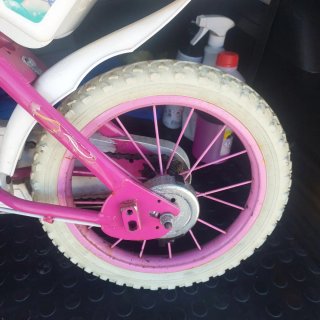 Bicicleta infantil rosa Princesas Disney