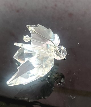 Farfalla in cristallo vintage Swarovski