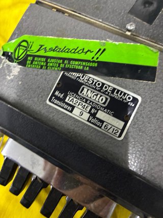 Radio Radiomatic TA2P4E Coche Clásico