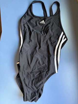 Bañador Adidas Negro Tiras Cruzadas
