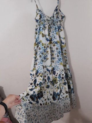 Vestido largo estampado floral