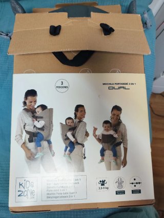 Mochila Portabebés Jane Gris