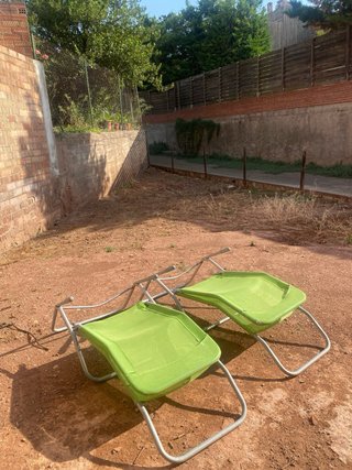 2 Hamacas Verdes Plegables