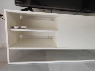 Mueble TV Ikea Blanco.