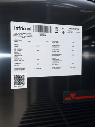 Congelador Infricool 500L