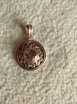 Collar Plata con cuarzo y Hialino