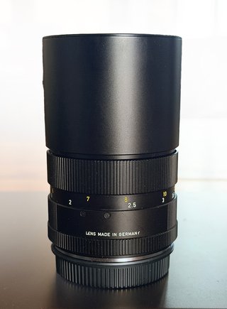 Leitz Elmar 180 f/4 R con anello R-M