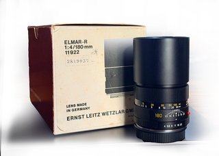 Leitz Elmar 180 f/4 R con anello R-M