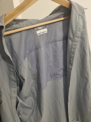 Camisa trekking Columbia gris