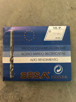 10 Brocas Sesa Tools HSS 9 mm DIN 338