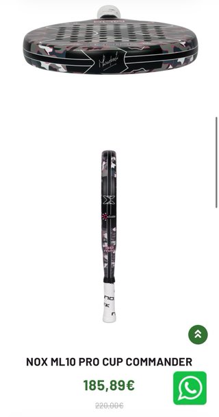 Pala Padel Nox ML10 Survivor Camuflaje