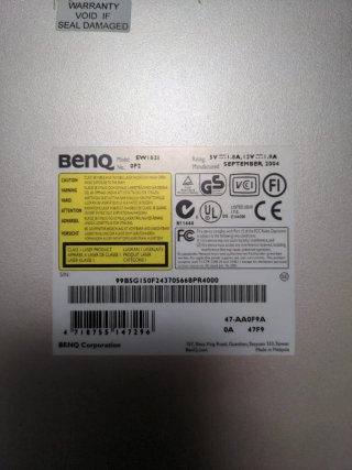 Grabadora DVD Benq Externa