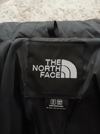 Abrigo The North Face Negro y Blanco XL