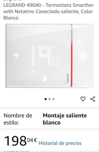 Termostato Inteligente Legrand Smarther