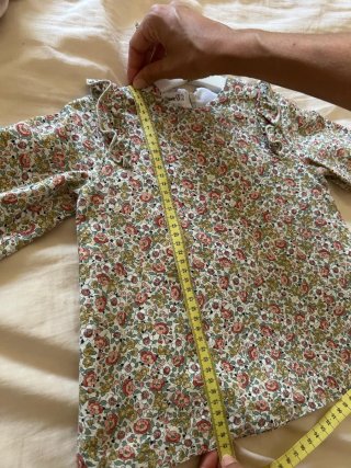 Vestido niña floral Marvic T2 Con lazo