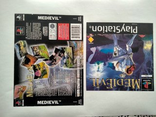 Medievil PS1 Carátula Reemplazo