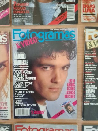 Revista fotogramas años 80